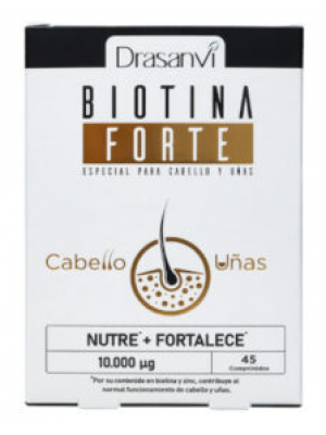 Biotina Forte 10000mcg - 45 Comprimidos - Drasanvi